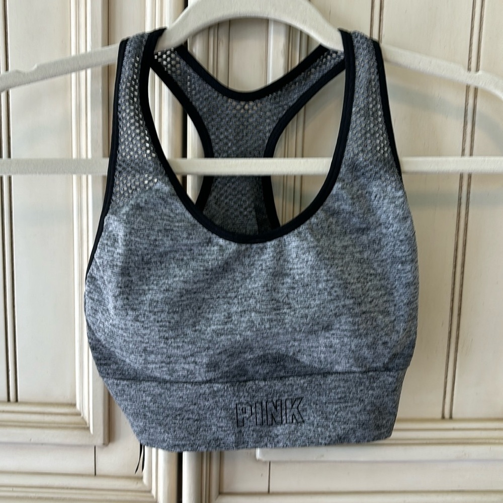 Womens Victorias Secret PINK SPORT Seamless Lightly Lined Padded Sports Bra Sz S